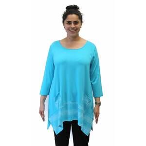 NEW CHALET ET CECI amy bamboo pocket top in ocean blue